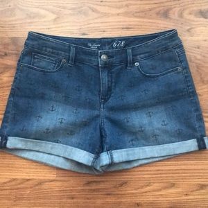 The Limited 678 Denim Anchor Shorts